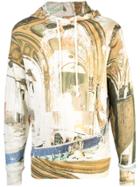 424 Faded Print Hoodie - Multicolour