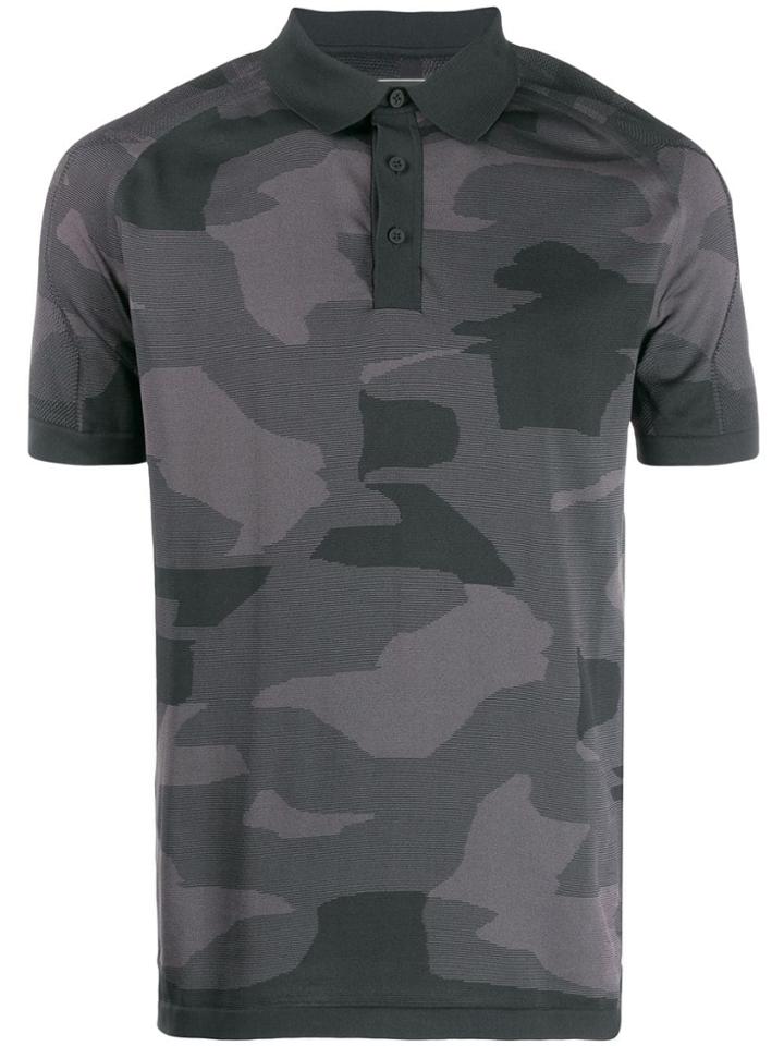 Napa By Martine Rose Camouflage Print Polo Shirt - Grey