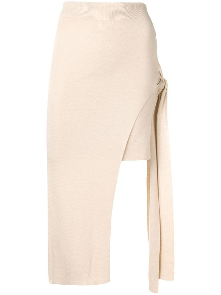 Jacquemus Draped Skirt - Neutrals