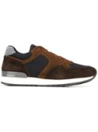 Eleventy Panelled Lace-up Sneakers