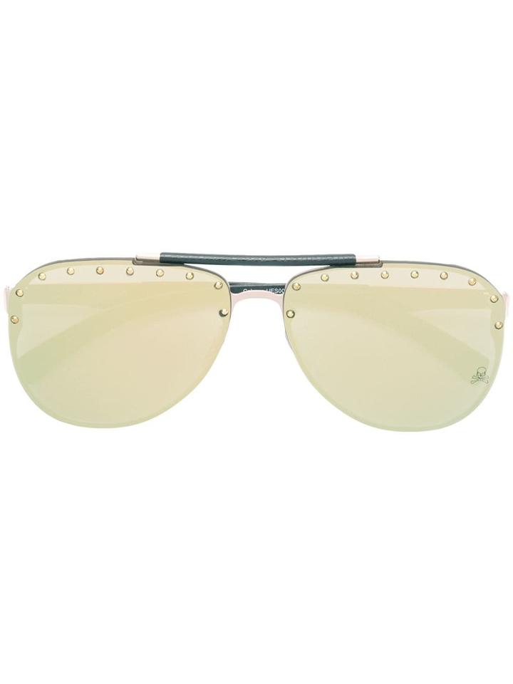 Philipp Plein Calypso Studded Sunglasses - Gold