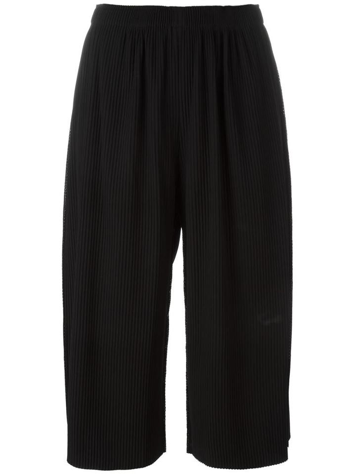 Issey Miyake Cauliflower Cropped Trousers, Women's, Polyester