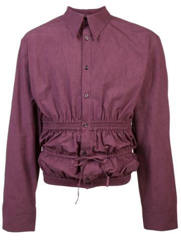 Chin Mens Gathering Shirt - Pink & Purple