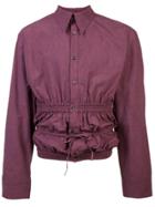 Chin Mens Gathering Shirt - Pink & Purple