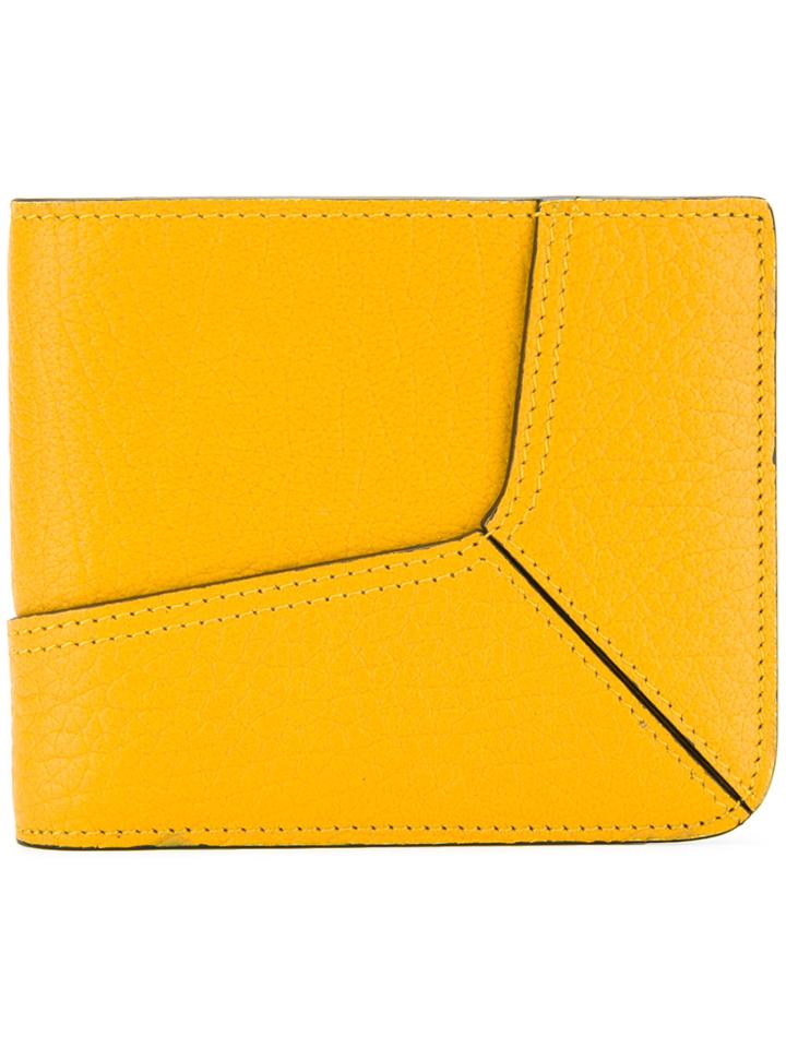 Maison Margiela Paneled Billfold Wallet - Yellow & Orange