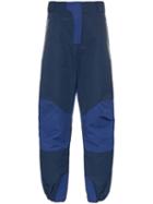 Boramy Viguier Contrasting Panels Wide-leg Trousers - Blue