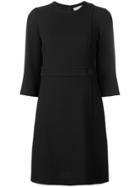 L'autre Chose Flared Midi Dress - Black