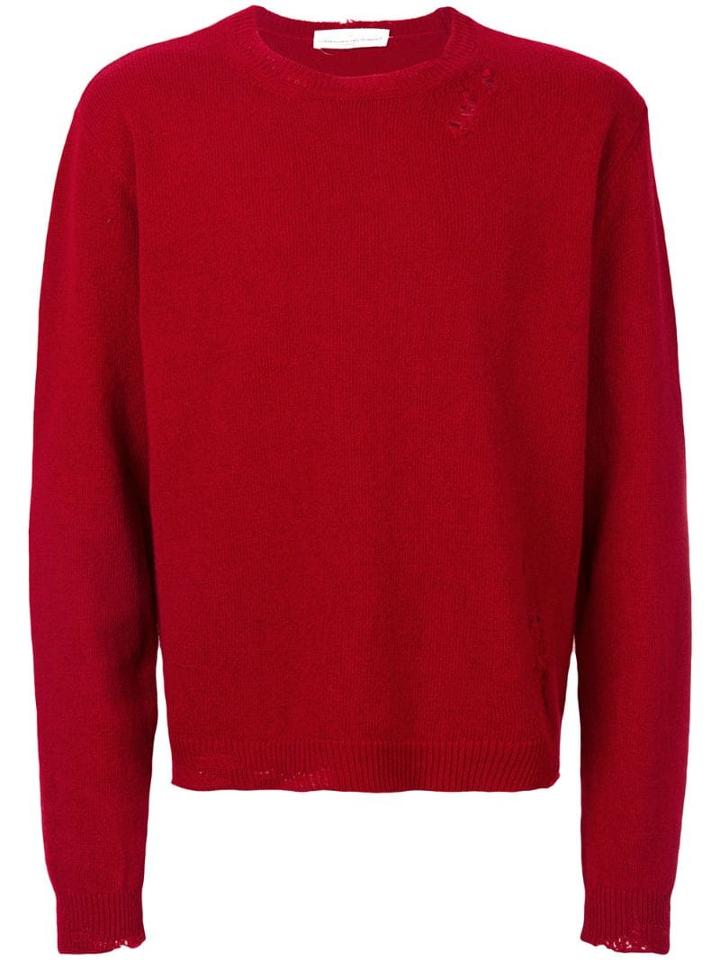 Golden Goose Classic Knitted Sweater - Red