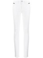 Philipp Plein Stone Washed Jeggings - White