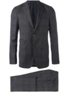 Z Zegna Notched Lapel Formal Suit, Men's, Size: 50, Brown, Cupro/wool