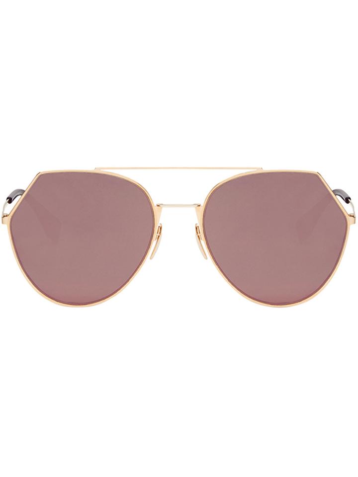Fendi Eyewear Eyeline Sunglasses - Metallic