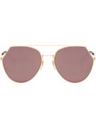 Fendi Eyewear Eyeline Sunglasses - Metallic