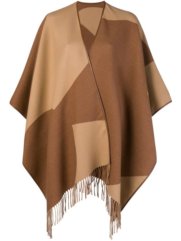 Salvatore Ferragamo Colour Block Cardigan - Brown