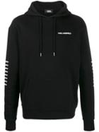 Karl Lagerfeld Repetition Logo Hoodie - Black