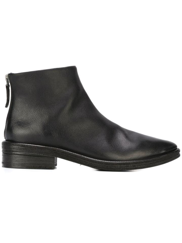 Marsèll 'nero' Zipped Midi Boots - Black