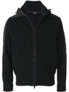 Paul & Shark Knitted Hooded Jacket - Black