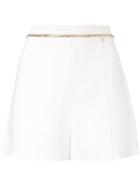Elisabetta Franchi Slim-fit Chain Shorts - White