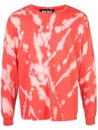 Luv Collections Tie-dye Long-sleeve T-shirt - Red