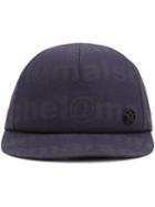 Maison Michel 'hailey' Cap, Men's, Blue, Cotton