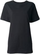 Ann Demeulemeester Blanche Embroidered Back T-shirt, Women's, Size: Medium, Black, Cotton/cashmere