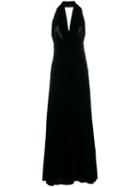 A.w.a.k.e. Mode Halterneck Evening Dress - Black