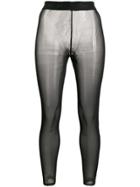 Nike Damen Logo Band Leggings - Black
