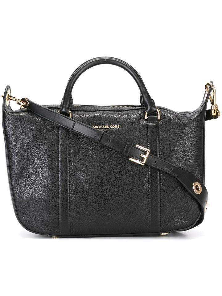 Michael Michael Kors Logo Plaque Tote, Women's, Black
