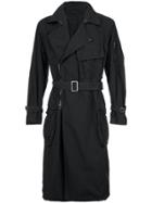 The Viridi-anne Belted Trench Coat - Black