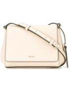 Dkny Flap Crossbody Bag, Women's, Nude/neutrals, Leather