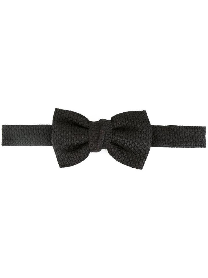 Lanvin Stitch Detail Bow Tie