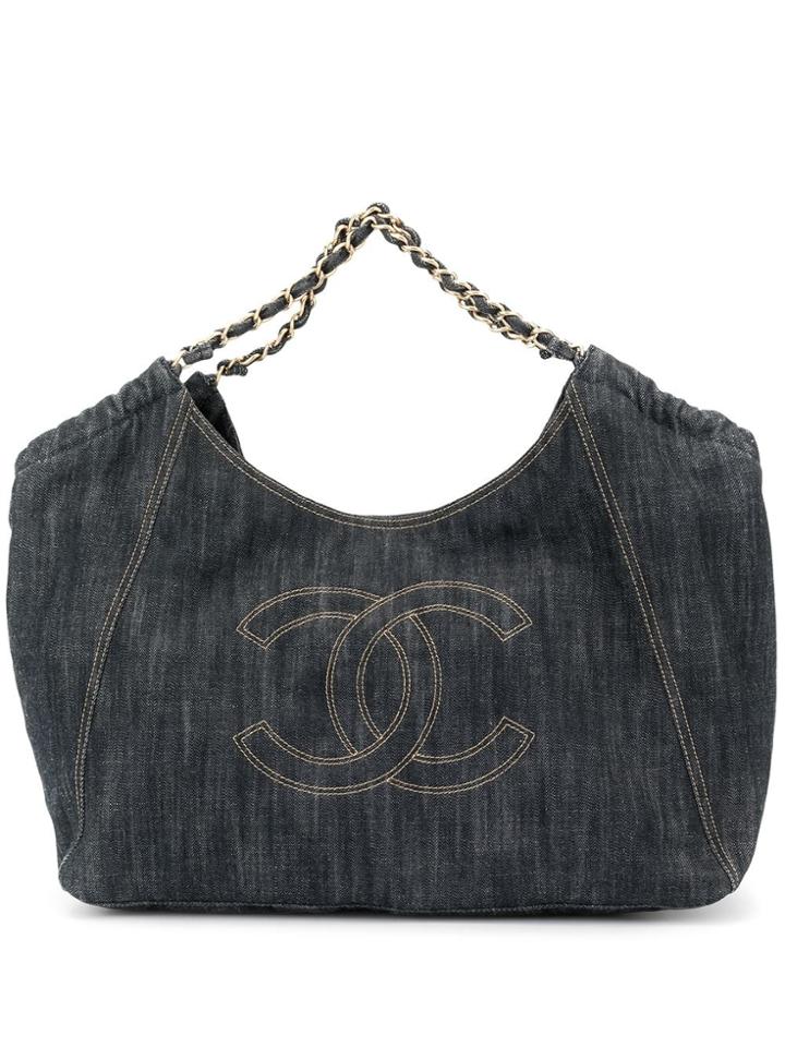 Chanel Pre-owned Denim Hand Bag - Blue