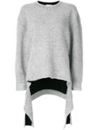 Balenciaga Bal Draped Sweater - Metallic