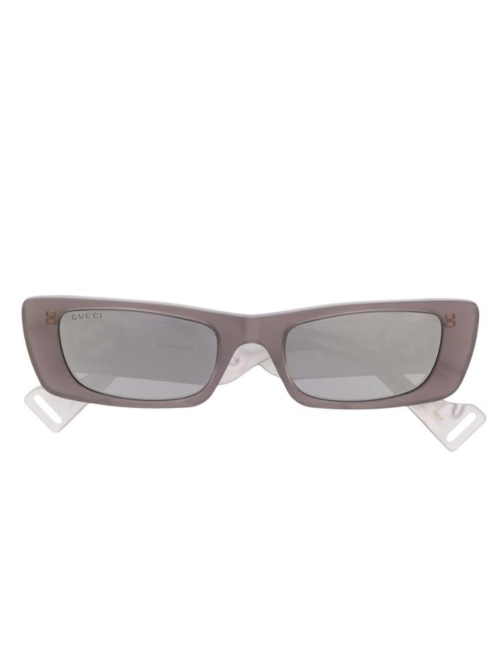 Gucci Eyewear Rectangular Sunglasses - Grey