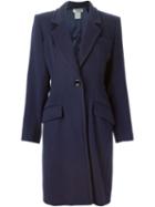 Yves Saint Laurent Vintage Classic Coat, Women's, Size: 38, Blue