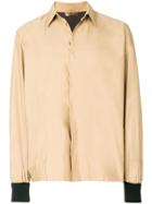 Prada Vintage Ribbed Cuffs Shirt - Nude & Neutrals