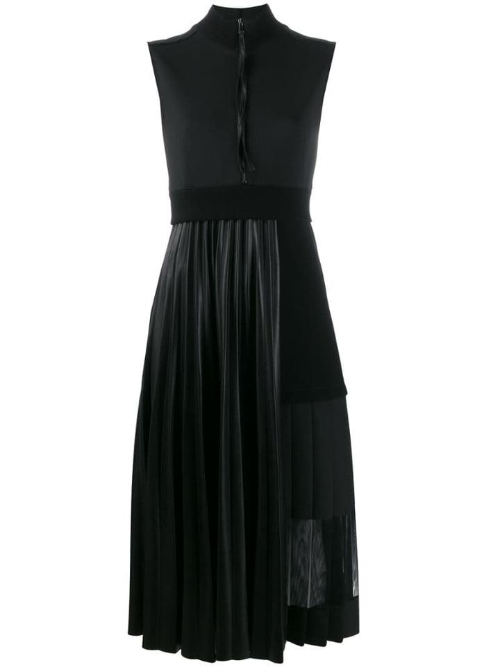 Dorothee Schumacher Asymmetric Roll Neck Dress - Black