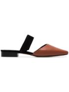Neous Cut-out Detail Slippers - Brown