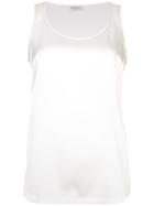 Brunello Cucinelli Scoop Neck Vest - White