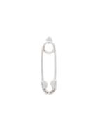 True Rocks Safety Pin Stud Earring - Silver