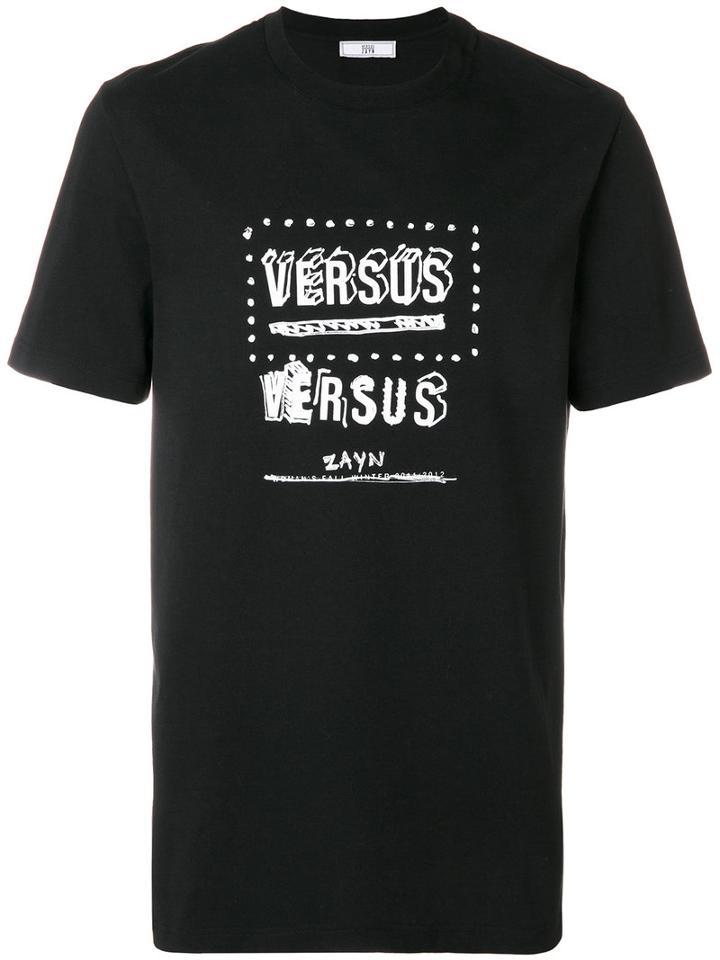 Versus - Zayn X Versus Logo Graphic T-shirt - Men - Cotton - L, Black, Cotton