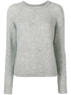 Max Mara Long-sleeve Fitted Sweater - Grey