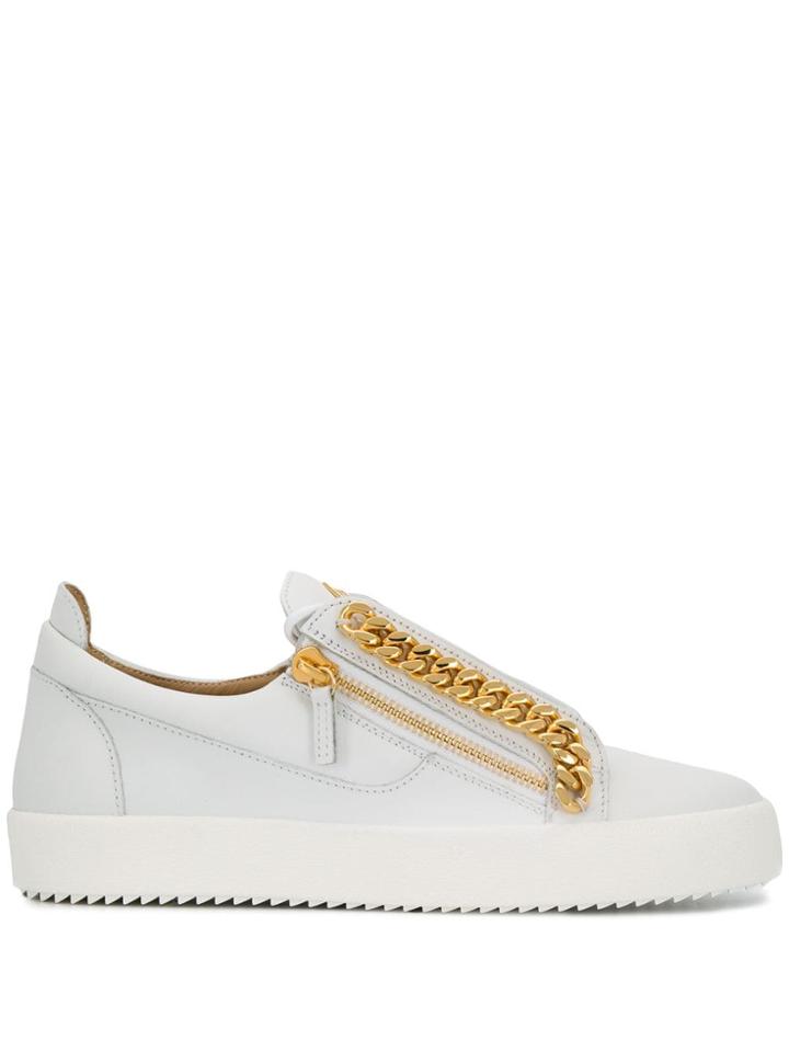Giuseppe Zanotti Frankie Chain Sneakers - White