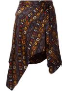 Isabel Marant 'teal' Skirt, Women's, Size: 40, Black, Silk