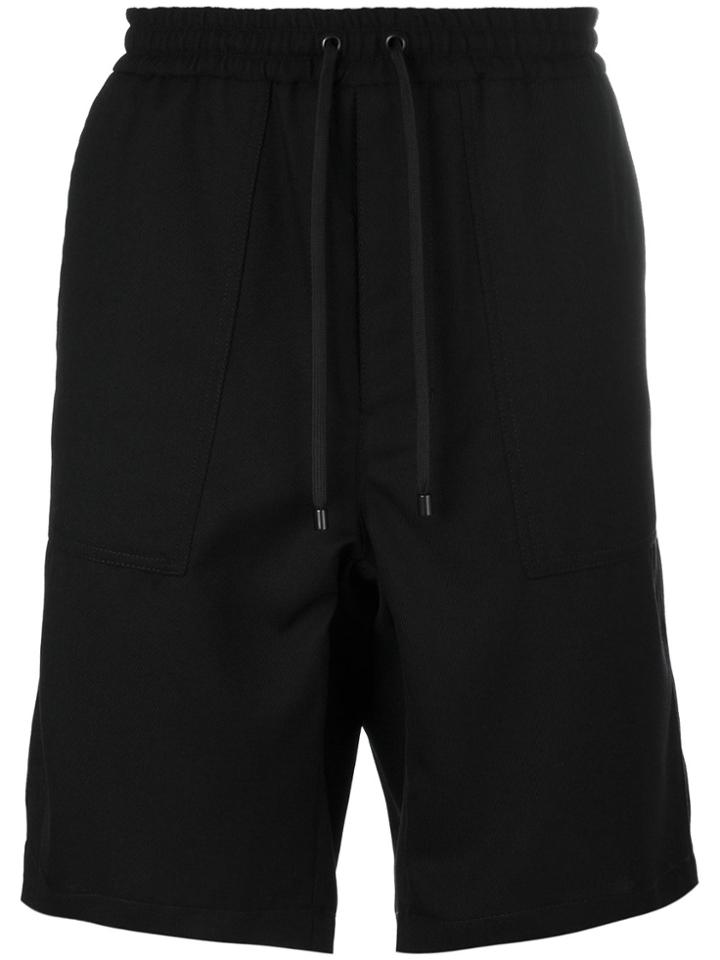 Ami Alexandre Mattiussi Elasticated Waist Bermuda Short - Black