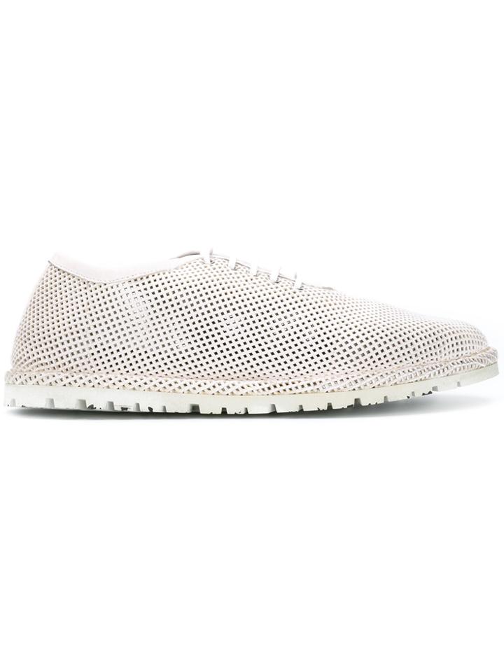 Marsèll Perforated Lace-up Shoes - White