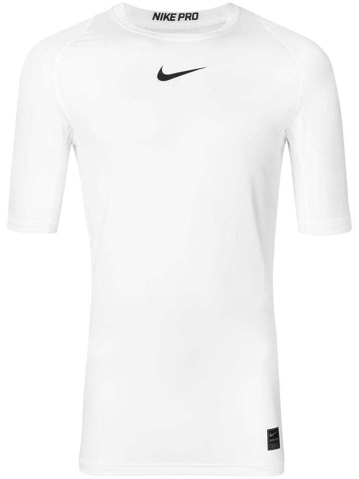 Nike Pro Short Sleeve Training Top - White