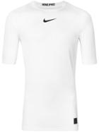 Nike Pro Short Sleeve Training Top - White