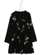Maan Floral Print Dress, Girl's, Size: 8 Yrs, Black