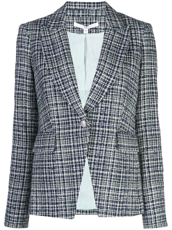 Veronica Beard Tweed Blazer - Blue
