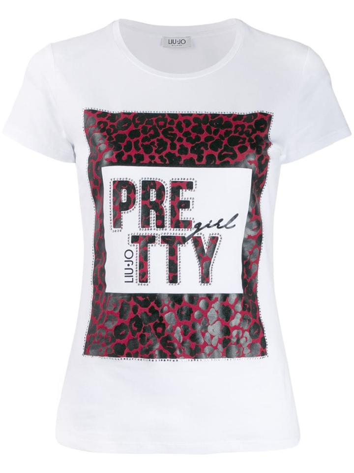 Liu Jo Pretty Print T-shirt - White
